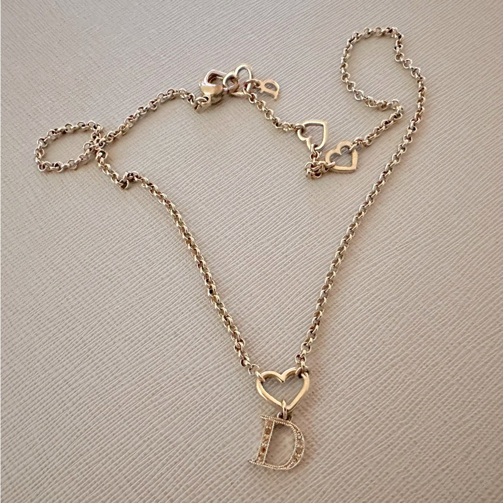 Gold “D” Dior Necklace
